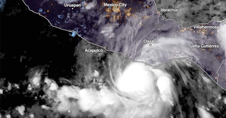 Hurricane Agatha Kategori 2 Terbentuk di Selatan Meksiko