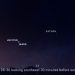 Bagan langit menunjukkan bagaimana Jupiter dan Mars akan tampak sangat dekat di langit pagi pada 28-30 Mei. GAMBAR: NASA/JPL-Caltech