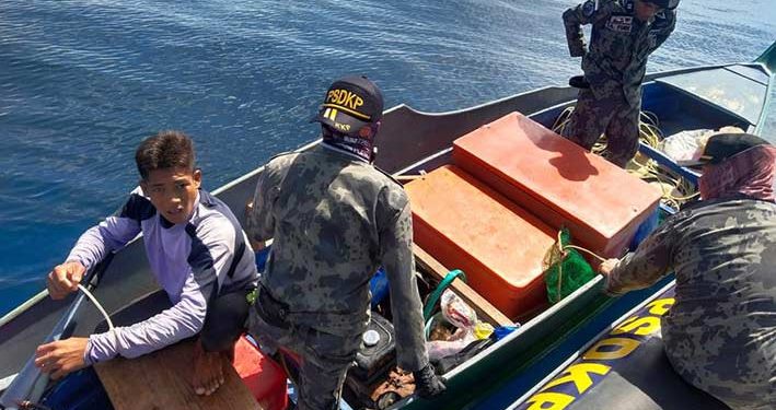 Pelaku Pengebom Ikan Asal Malaysia Ditangkap di Laut Sulawesi