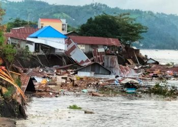 Abrasi Pantai di Minahasa Selatan Merusak Puluhan Rumah dan Satu Jembatan