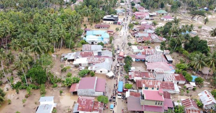 Banjir di Parigi Moutong Bersamaan dengan Pasang Tinggi Air Laut