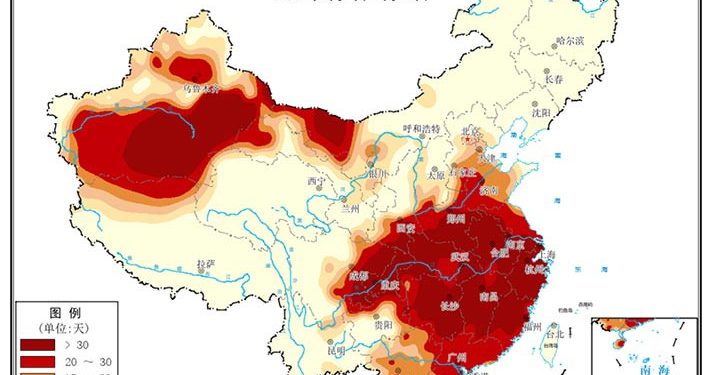 Gelombang Panas di Cina Catat Rekor Sejak 1961