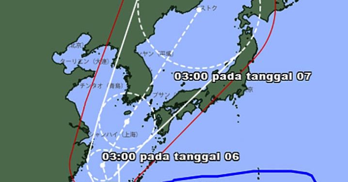 Topan Hinnamnor Hampir Tidak  Bergerak di Laut Filipina