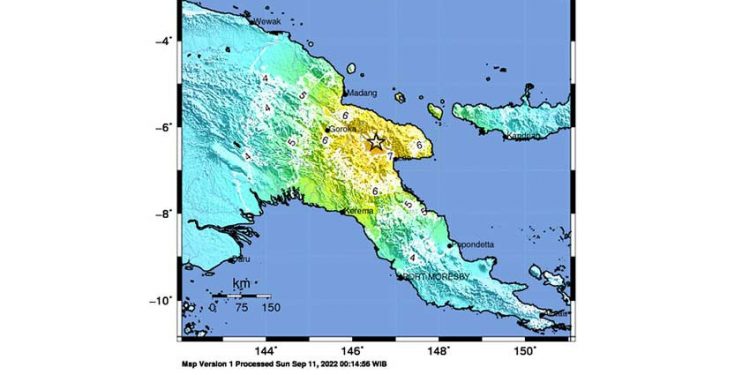 Gempa Darat Mengguncang Portmoresby