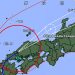 Trek lintasan Nanmadol Senin (19/9) siang pukul 13.00 waktu setempat. GAMBAR: Badan Meteorologi Jepang/JMA