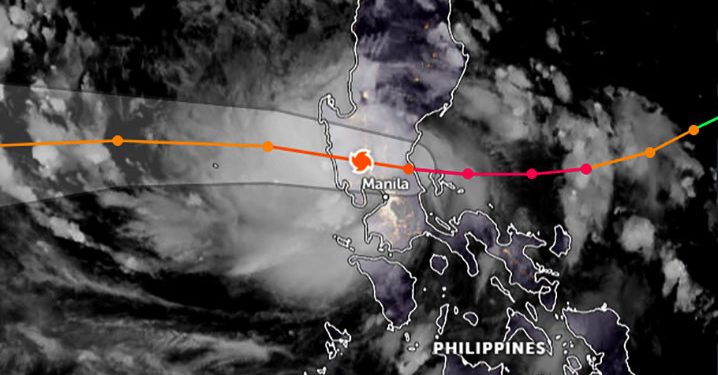Topan Super Noru Sedikit Melemah Setelah Mendarat di Pulau Luzon