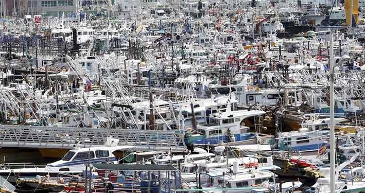 19 Ribu Kapal di Korea Selatan Dipindahkan ke Tempat Aman