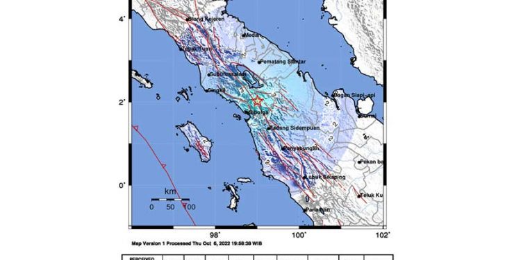 Gempa Darat Susulan Masih Terjadi di Tapanuli Utara
