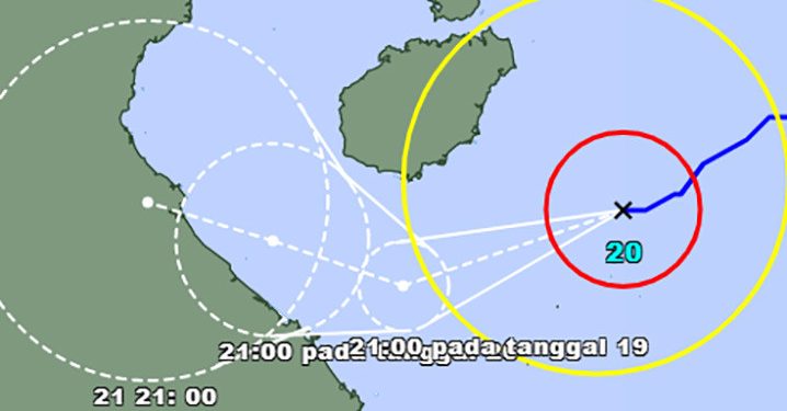 Setara Badai Kategori 2 Topan Nesat Bawa Hujan Lebat di Pulau Hainan dan Vietnam