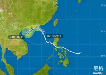 Siklon Tropis Nalgae Mendekati Hong Kong, Observatorium Pertimbangkan Sinyal Badai No 8