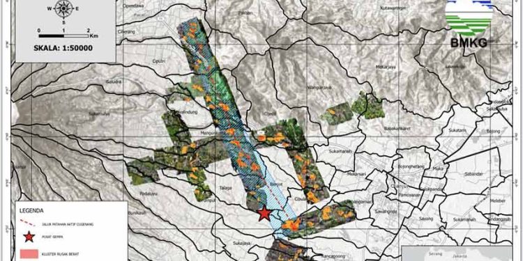 Hasil Survei, Gempa Cianjur Akibat Sesar Baru Cugenang