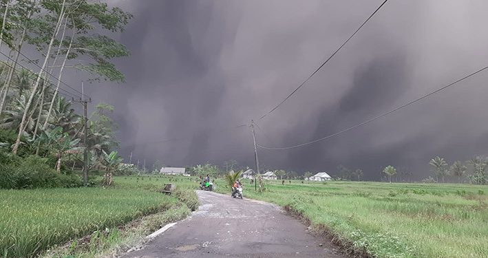 Pengungsi Gunung Api Semeru Tersebar di 11 Titik