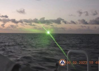 Ketegangan di Laut Cina Selatan, Laser Cina Ganggu Penjaga Pantai Filipina