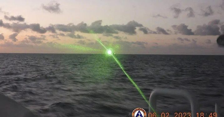 Ketegangan di Laut Cina Selatan, Laser Cina Ganggu Penjaga Pantai Filipina