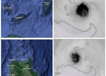 Topan Doksuri Mendarat dan Melintasi Kepulauan Babuyan di Selat Luzon