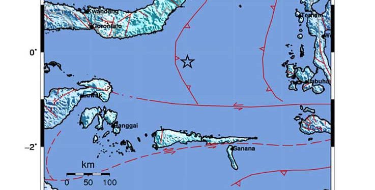 Gempa Laut Maluku Mengguncang Gorontalo dan Bolaang Mongondow