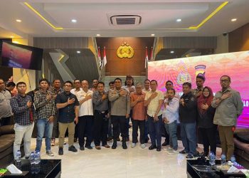 Kapolda Gorontalo Silaturahmi dengan Organisasi Pers