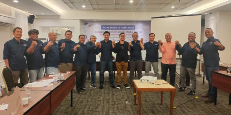 Firman Agus dan Budi Satria Pimpin AMSI Riau Periode 2023-2027