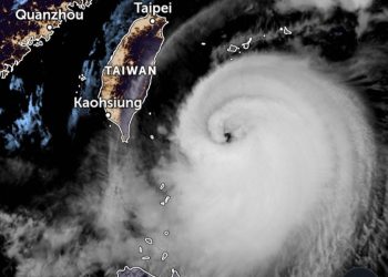 Topan Koinu Mendekati Selatan Taiwan, Sekolah Diliburkan