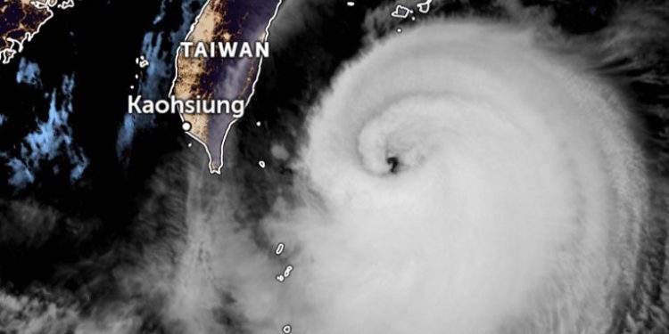 Topan Koinu Mendekati Selatan Taiwan, Sekolah Diliburkan
