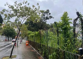 Topan Koinu Membawa Angin Kencang dan Hujan Deras di Hong Kong