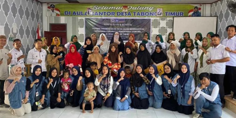 Mahasiswa UNG Edukasi Manfaat Sacha Inchi Untuk Mencegah Stunting