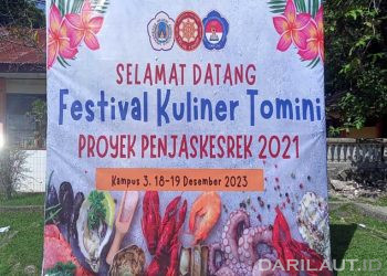 Mahasiswa UNG Menggelar Festival Kuliner Teluk Tomini