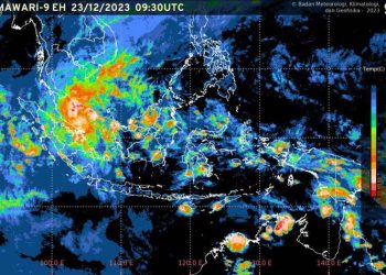 Hujan Lebat dan Suhu Panas Berpotensi Terjadi di Sebagian Wilayah Indonesia