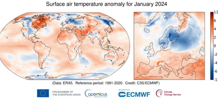 Januari 2024 Rekor Terpanas