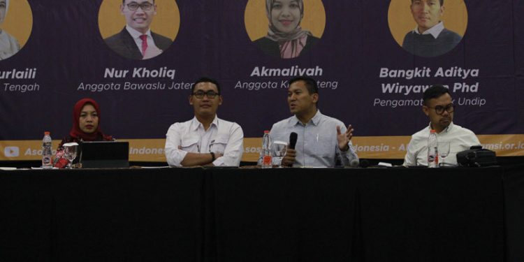 Diskusi Trustworthy AMSI Jateng Gandeng Penyelenggara Pemilu dan Akademisi