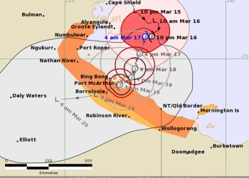 Siklon Tropis Megan di Teluk Carpentaria Akan Mencapai Kategori 3