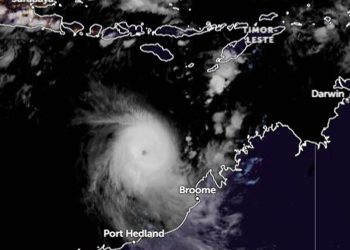 Siklon Tropis Olga Meningkat Menjadi Kategori 4
