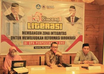Perpustakaan UNG Menggelar Bincang Literasi