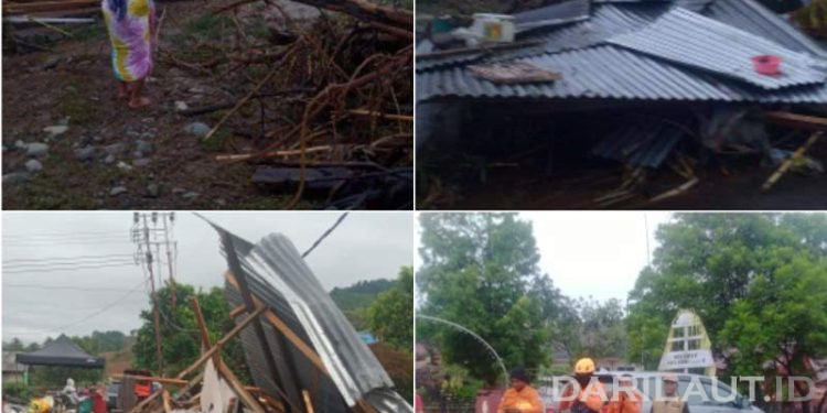 Tanggul Jebol, Sejumlah Rumah di Gorontalo Utara Rusak Akibat Banjir
