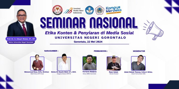Jurusan Komunikasi UNG Akan Menggelar Seminar Nasional Etika Konten di Media Sosial