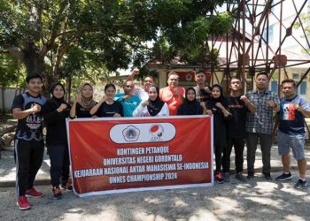 8 Mahasiswa UNG Akan Berlaga di Kejurnas Petanque di Semarang
