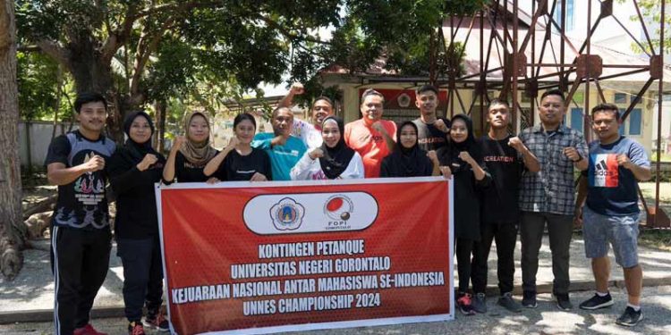 8 Mahasiswa UNG Akan Berlaga di Kejurnas Petanque di Semarang