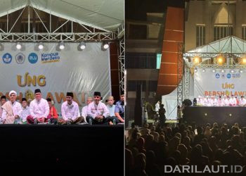 Ribuan Orang Bermunajat Melalui UNG Berselawat