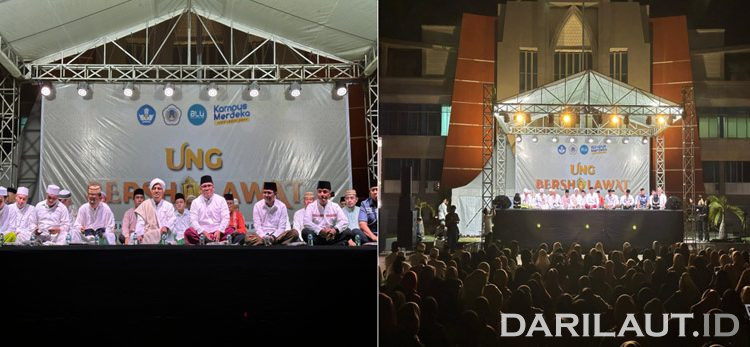 Ribuan Orang Bermunajat Melalui UNG Berselawat
