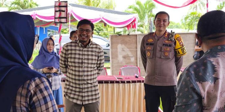 Anggota KPU RI Pantau Pelaksanaan PSU di TPS 02 Desa Taludenggi Kabupaten Gorontalo