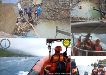 Pengendara Motor Hilang, Basarnas Gorontalo Melakukan Pencarian di Sungai, Muara dan Laut