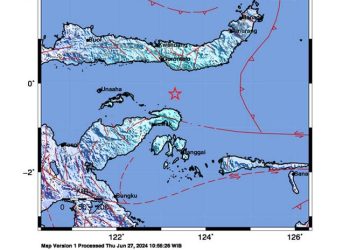 Gempa M 5,5 Guncang Gorontalo