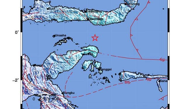 Gempa M 5,5 Guncang Gorontalo