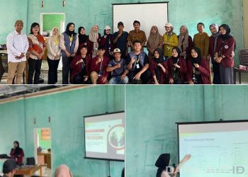 Mahasiswa KKN Kolaboratif UNG dan UGM Menggelar Pelatihan Kehumasan Bagi Aparat Desa Banuroja
