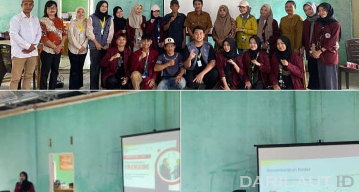 Mahasiswa KKN Kolaboratif UNG dan UGM Menggelar Pelatihan Kehumasan Bagi Aparat Desa Banuroja