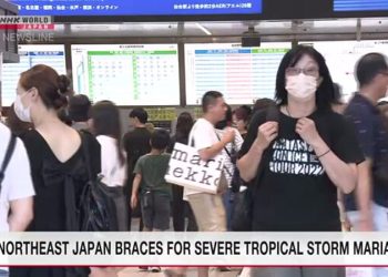 Badai Tropis Maria Mengganggu Transportasi di Jepang,  86 Penerbangan Dibatalkan