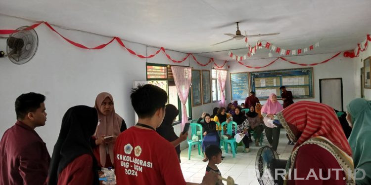 Mahasiswa KKN UNG di Pilolodaa Edukasi Gizi dan Kesehatan Masyarakat