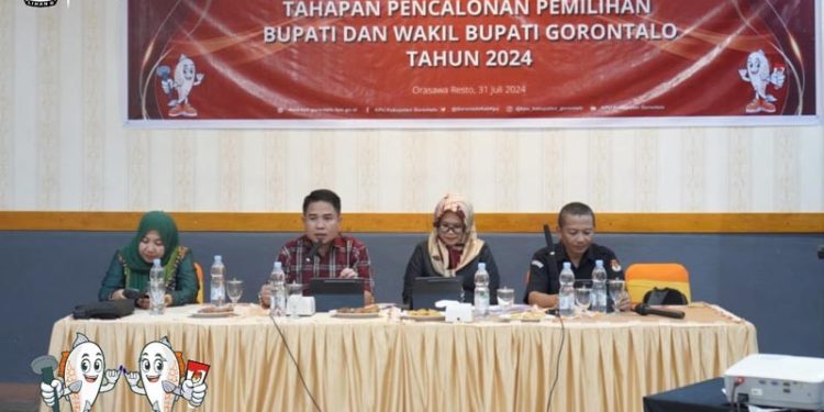 KPU Kabupaten Gorontalo Sosialisasi Syarat Calon Kepala Daerah Bagi Partai Politik