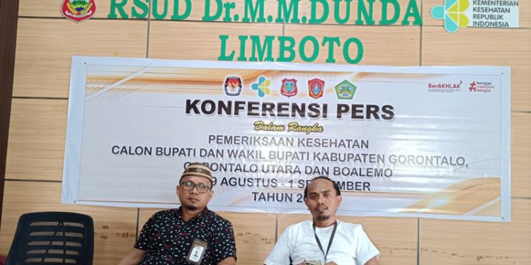 Bakal Paslon Pilkada Gorontalo Utara Telah Menjalani Pemeriksaan Kesehatan