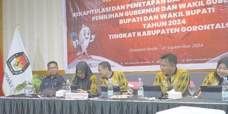 KPU Kabupaten Gorontalo Tetapkan DPT Pilkada 2024